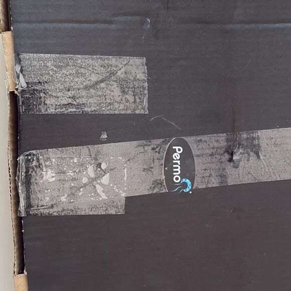 PERMO Black Single Wall Sconce Light Fixture Set of 2 with White Textile Shades - Picture 4 of 7